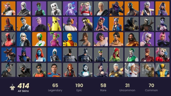 [PC/PSN/XBOX/NIN] 413 skins | OG STW | Galaxy | IKONIK | Glow | Blue Team Leader | Omega (stage 5) | Gold Midas | FNCS Renegade | 100 VB
