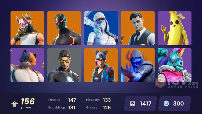 [PC/XBOX] 156 skins | Blue Team Leader | Gold Brutus | Gold Midas | Prodigy | Rogue Agent | Blue Striker |Y223