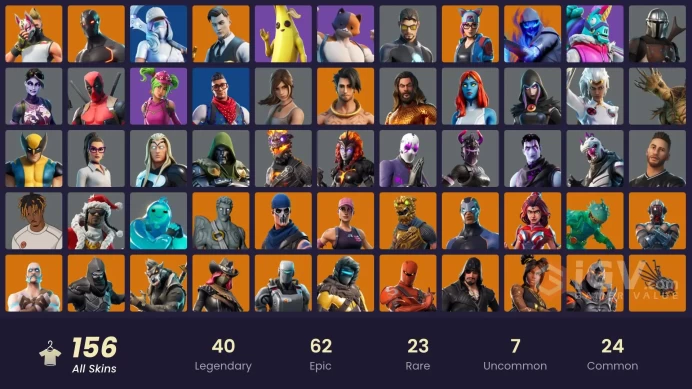[PC/XBOX] 156 skins | Blue Team Leader | Gold Brutus | Gold Midas | Prodigy | Rogue Agent | Blue Striker |Y223