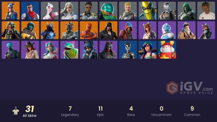 [PC/PSN/XBOX] FA 31 SKINS | POINT IT OUT | KATALINA | PRODIGY | ICE KING (GOLD) | LYNX (STAGE 4 - NO PONYTAIL) | ZENITH (STAGE 4) |