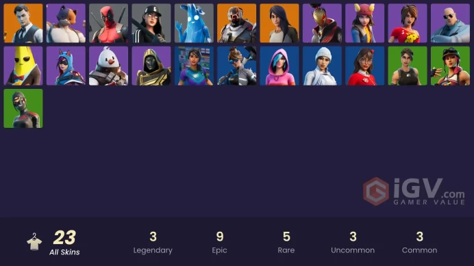 PC/XBOX 23 skins | Ice Breaker | Gold Brutus | Gold Midas | Gear Specialist Maya | The Scientist | MASK OFF.lui483