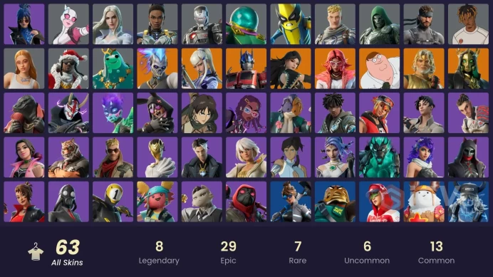[PC/XBOX] 63 skins | Battle-Tested | Rococo Cloak-o | Iconic Era | Burning Ambition Valeria | Magmatic Mizuki |Zka281