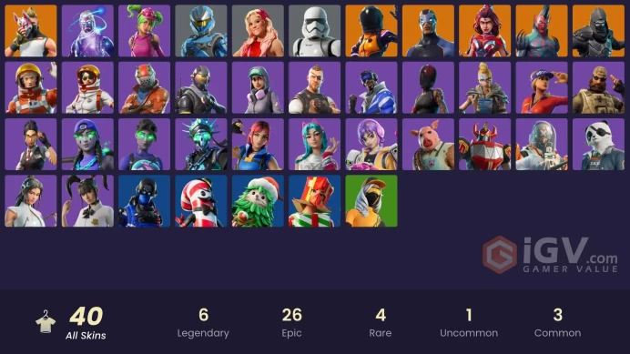 40 SKINS + GALAXY + TAKE THE L + CAROLINA + DRIFT + MINTY BOMBER + PIG THE BUTCHER + SKELLEMINT ORO + YOO-MI