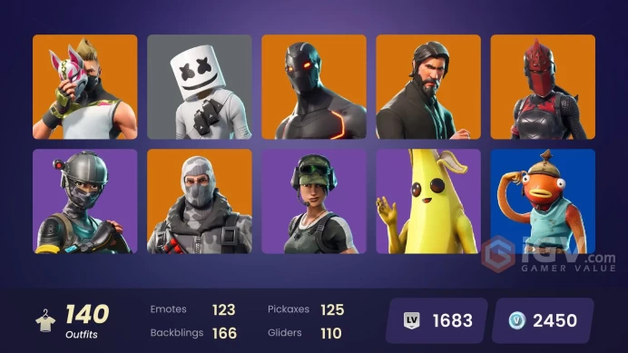 139 SKINS + THE REAPER + 2450 VB + UFO BANNER + WORLD WARRIOR + WORLD CUP + TAKE THE L + ELITE AGENT + TRAILBLAZER + OMEGA (STAGE 5)