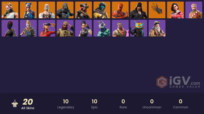 PC/PSN/XBOX | 20 skins | EMAIL CHANGEABLE | Zenith | Calamity | Lynx | Rox | Enforcer | Blackheart | Hybrid | Sentinel | Drift | Ragnarok 