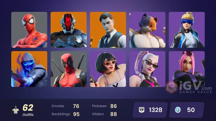 PC/PSN/XBOX | 62 skins | EMAIL CHANGEABLE | Neo Versa | Trilogy | Malik | Oppressor | Spectra Knight | Midas | Omegarok | Gear Specialist Maya