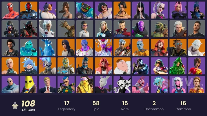PC/PSN/XBOX | 108 skins | EMAIL CHANGEABLE | Fixer | Trilogy | Snap | Malik | The Cube Queen | Spectra Knight | Omegarok | Gear Specialist Maya