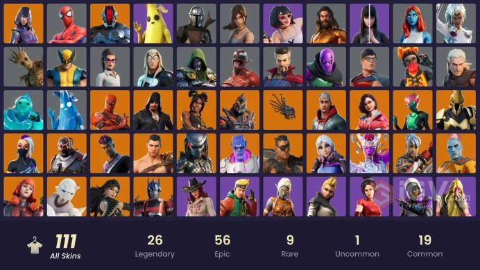 PC/PSN/XBOX | 111 skins | EMAIL CHANGEABLE | Glow | Snap | Singularity | Era | Torin | Luxe | Kymera | Joey | Ruin | The Scientist | The Origin