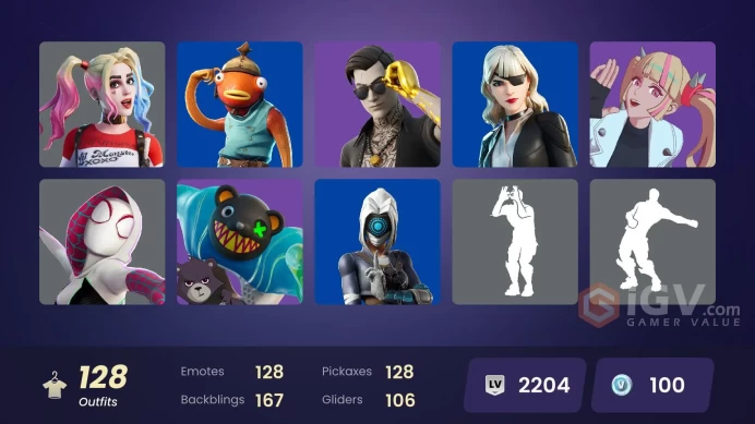 PC/PSN/XBOX | 128 skins | EMAIL CHANGEABLE | Era | Renzo the Destroyer | Paradigm (Reality-659) | Twyn | Reaper | Mizuki | The Ageless | 