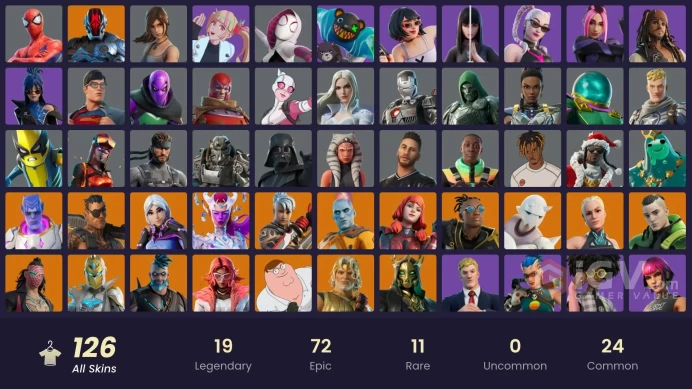 PC/PSN/XBOX | 126 skins | EMAIL CHANGEABLE | Lina Scorch | Fixer | Snap | Torin | Kymera | Zeus | Paradigm (Reality-659) | Hades | Twyn | Joey