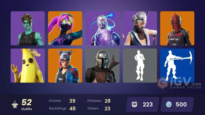 FA - [XBOX/SWITCH/PC] 53 skins | Galaxy | Juke | Hybrid | Lynx | Luxe | Hime | Red Knight | P.A.N.D.A Team Leader