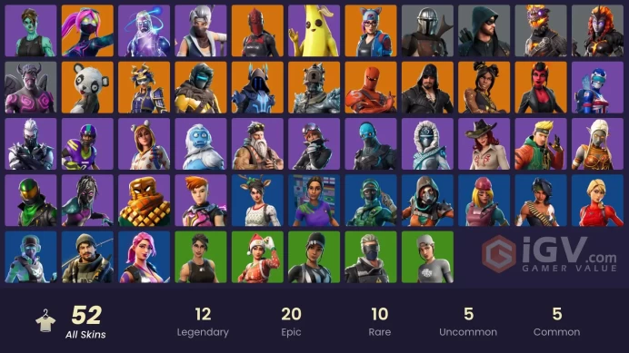 FA - [XBOX/SWITCH/PC] 53 skins | Galaxy | Juke | Hybrid | Lynx | Luxe | Hime | Red Knight | P.A.N.D.A Team Leader