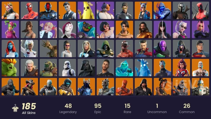 FA - [XBOX/PC] 185 skins | Blue Team Leader | Gold Midas | Gold Meowscles | Gold Brutus | Trilogy | Blue Striker | Drift | Calamity | 1450 VB