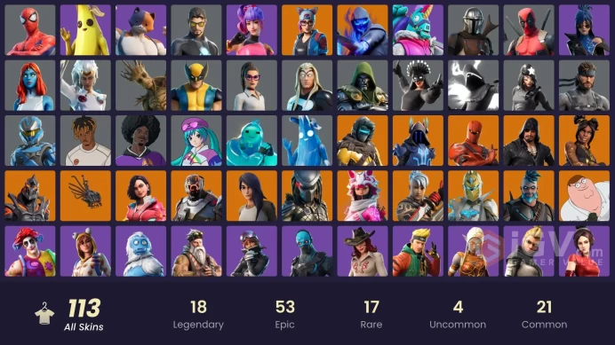 FA - [XBOX/SWITCH/PC] - 108 skins | Merry Mint Axe | Fixer | Cloud Striker | Point Patroller | Sultura 