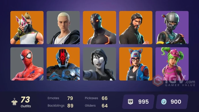 FA - [XBOX/SWITCH/PC] 72 skins | OG STW | The Reaper | Elite Agent | Valor | Drift | Dark Voyager |Zenith Chomp Sr.
