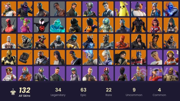 [ALL PLATFORMS]-131 Skin-Travis Scott-The Reaper-Elite Agent-Omega-Diamond Jack-Take The L-Mako-FULL ACCESS-