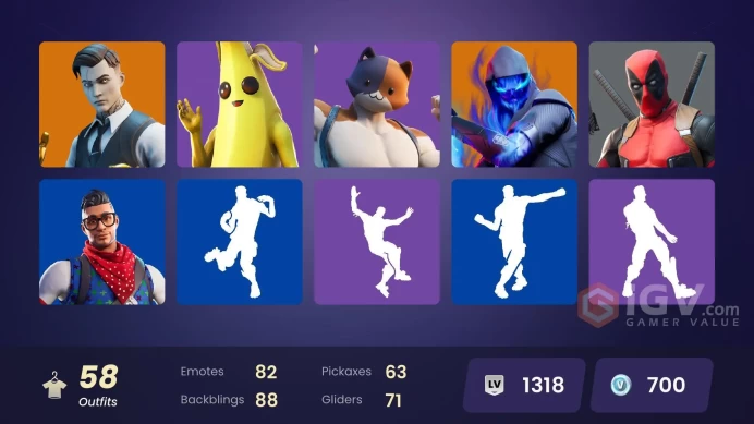 PC/PSN/XBOX | 58 skins | EMAIL CHANGEABLE | Gold Midas | Gold Meowscles | Gold Brutus | Carbon Commando | Point Patroller | Prodigy