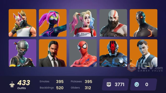 [ALL PLATFORMS]-433 Skin-OG STW-Elite Agent-Leviathan Axe-FULL ACCESS-