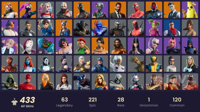 [ALL PLATFORMS]-433 Skin-OG STW-Elite Agent-Leviathan Axe-FULL ACCESS-