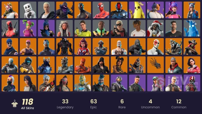 PC,PSN,XBOX 117 SKINS FA - STW - LYNX - MESSI - OMNI-MAN - SLIM SHADY - RICK GRIMES - AANG - TRACY TROUBLE RK346