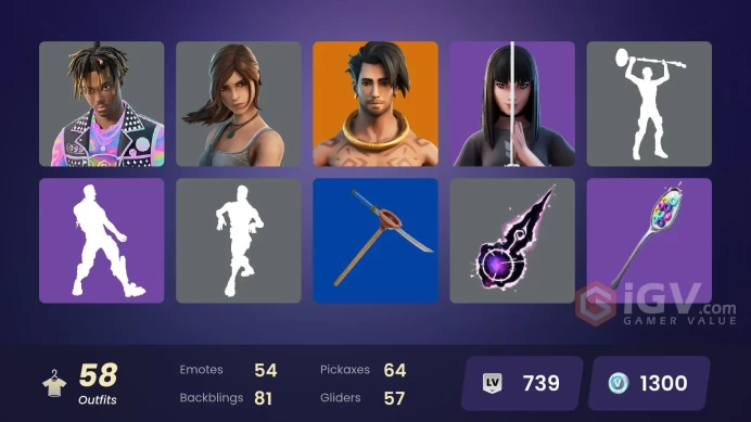 PC,PSN,XBOX 58 SKINS FA - TRILOGY - KOR - EDDIE BROCK - LARA CROFT - BLIZZABELLE - AXO RK281