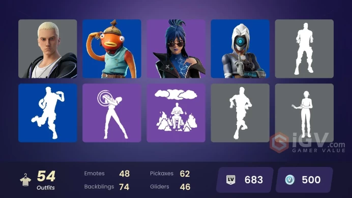 PC,PSN,XBOX 54 SKINS FA - BLAZE - ERA - TOMATOHEAD - SLIM SHADY - YELLOWJACKET - CHIGUSA RK284