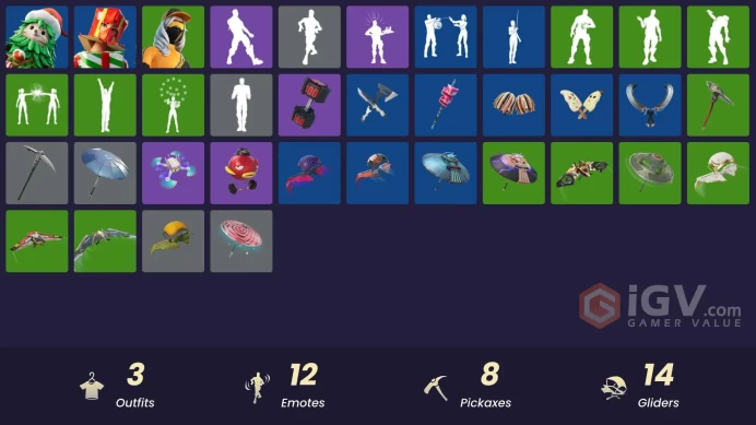 [PC/PSN/XBOX] 3 skins | Winterfest Bushranger | Holiday Boxy | Runway Racer | Piñata Brian | Spectra Protector | Wraith Wings | Silent Slicer