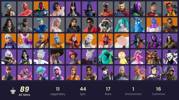[ALL PLATFORMS]-89 Skin-FULL ACCESS-