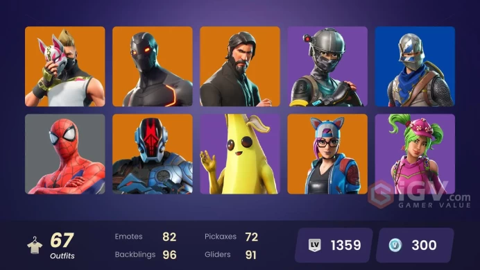[ALL PLATFORMS]-67 Skin-The Reaper-Elite Agent-Royale Knight-Blue Squire-Omega-Drift-Take The L-FULL ACCESS-