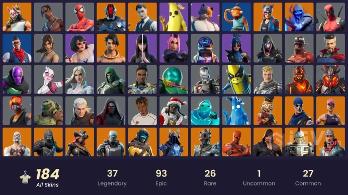 [ALL PLATFORMS]-184 Skin-Travis Scott-Astro Jack-OG STW-Unchained Ramirez-Fishstick-FULL ACCESS-
