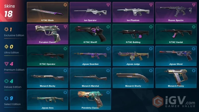 [Code 8386] Level 88 + 18 Skins / AP / Very Cheap