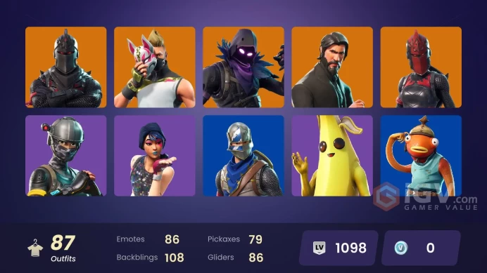FA - PSN/PC - 87 skins | OG STW | Black Knight | Sparkle Specialist | The Reaper | Blue Squire | Royale Knight | Elite Agent | Dark Voyager