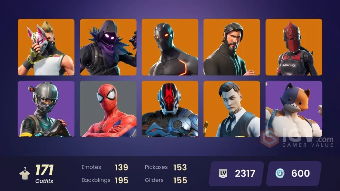 FA - PSN/XBOX/PC - 170 skins | OG STW | The Reaper | Elite Agent | Omega (stage 5) | Rogue Agent | Midas | The Foundation | Ravage |Dark Voyager