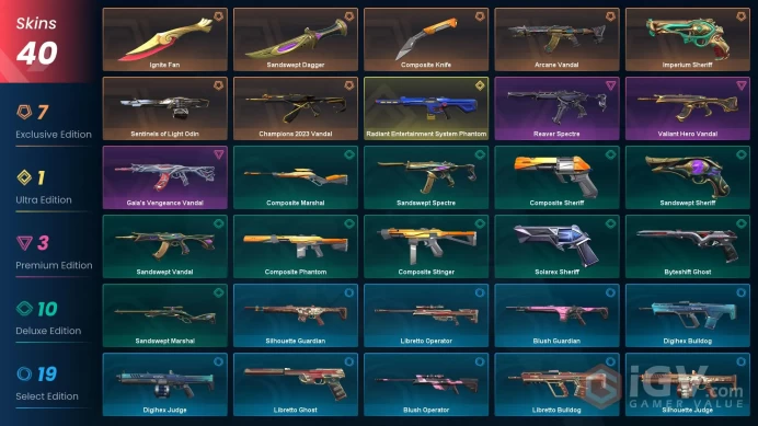 40 SKINS 3 KNIFES | CHAMPIONS 2023 KUNAI | ARCANE VANDAL | FULL MAIL ACCESS | #8dj12