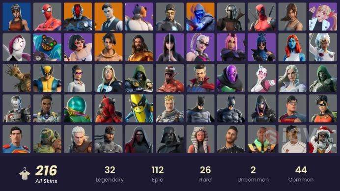 [PC/XBOX/PSN/SWITCH] 216 skins | Renegade Raider | Gold Midas | Gold Brutus | Gold Meowscles | Gold TNTina