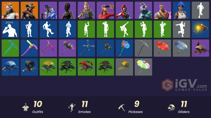 [PC/XBOX/PSN/SWITCH] 10 skins | Blue Team Leader | Blue Striker | STAGE 5 | STAGE 5 | The Ace | Giddy-up | Redline