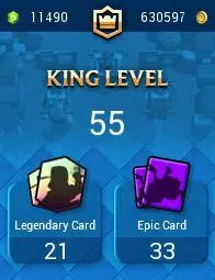 [A206] COMBO ACC | LV55 | KT15 | Arena 25 | 10,000 Troph | 14 Evo | 7x Lv15 | 22x Lv14 | 121 Card | 120 Emotes | 11.5K Gems | BS Squad Busters
