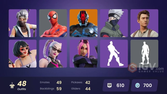 450$ SPENT / [PC/PSN] 48 skins | Naruto Uzumaki | Xander | Aloy | Ronin (Cape) | The Imagined (Combat Elite) |.Zka420