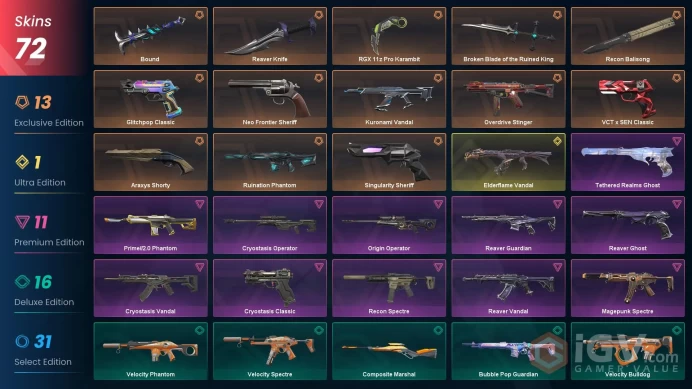 NA| RGX 11z Pro Karambit, Recon Balisong, Kuronami Vandal, Reaver Vandal Neo Frontier Sheriff Singularity Sheriff Ruination Phantom Reaver Ghost