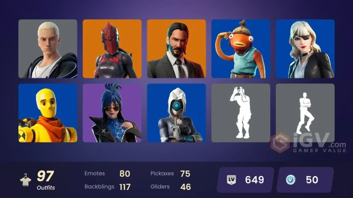 [ALL PLATFORMS]-100 Skin-115.000 V-Bucks Spend-FULL ACCESS-
