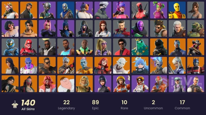 [PC/XBOX] 140 skins | Floss | The Reaper | Blue Squire | Royale Knight | Elite Agent | Naruto Uzumaki | Carbide | Dark Voyagr | Drift | -2400 VB