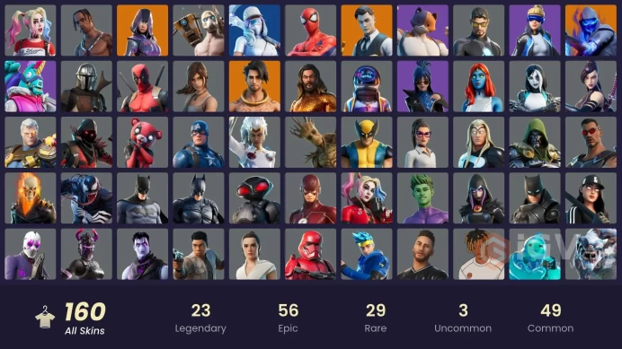 FA - [PC] 160 skins | OG STW | IKONIK | Glow | Neo Versa | Travis Scott | Astro Jack | Gold Brutus | Gold Meowscles | Gold Midas | The Champion
