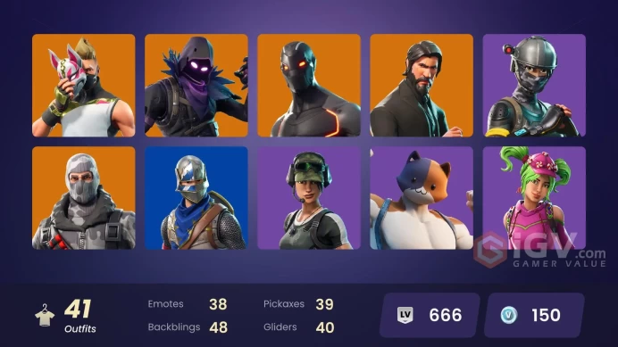 FA [PSN/XBOX/] - 41 skins | The Reaper | Blue Squire | Royale Knight | Elite Agent | Rogue Agent | Havoc |Trailblazer|Cub Commander |Love Ranger