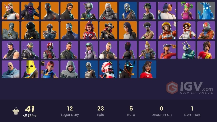 FA [PSN/XBOX/] - 41 skins | The Reaper | Blue Squire | Royale Knight | Elite Agent | Rogue Agent | Havoc |Trailblazer|Cub Commander |Love Ranger