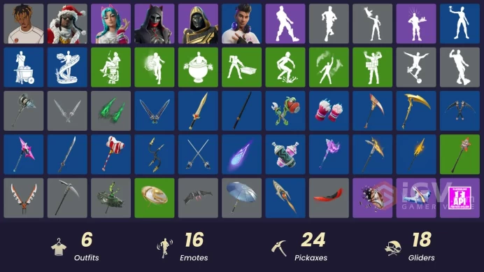 [PC/XBOX] 6 skins | Santa Dogg | Slayer Juice WRLD | Katalina | Blitz Knight | Felina | Chord Kahele | Cozy Conch | AWR Pack