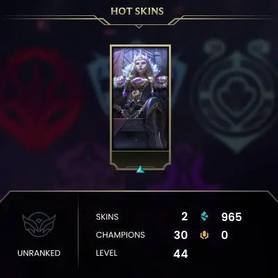 [EUW SERVER] Unranked Smurf Account ◈ UNRANKED ◈ lvl 30 + ◈10 Unranked Games NOT PLAYED ◈ FULL ACCESS ◈ EUROPE WEST ◈ 24/7 Live service