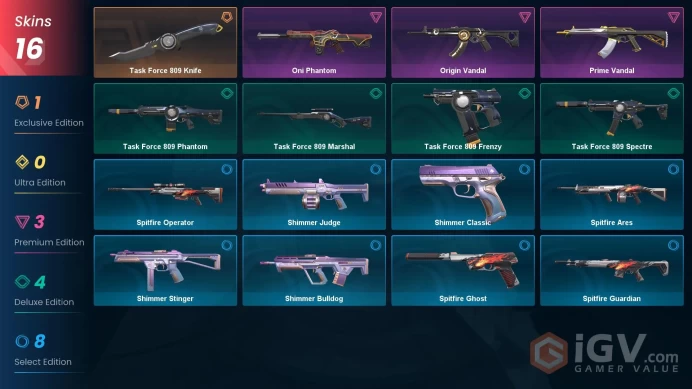 EU-TR / V25:ACT6 GOLD 2 / ORIGIN VANDAL / ONI PHANTOM / 6000 VP SPENT / 22 AGENTS / 16 SKINS / CHANGEABLE EMAIL /INSTANT DELIVERY#VIG1/70925AR20