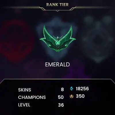EUW E4- %70WR- PERFECT LP GAIN- 8SKIN-HANDMADE-FROM2022