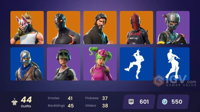 FA - [PC/PSN/Switch] 44 skins | The Reaper | Blue Squire | Royale Knight | Elite Agent | Trailblazer | Rogue Agent | Hybrid |Red Knight|Carbide 