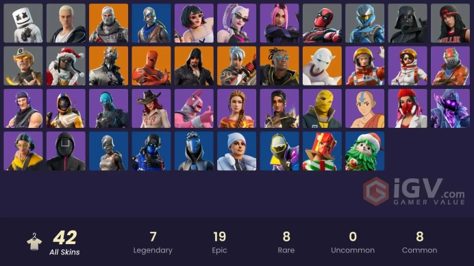 FA - [PSN/XBOX/PC] - 42 skins | Blue Squire | Royale Knight | Bhangra Boogie | Sultura | Havoc | Subzero Cryptic | Sub Commander | Malik|Hybrid